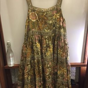 jungle midi sundress